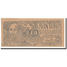 Billet, Viet Nam, 20 D<ox>ng, 1948, KM:25b, TTB