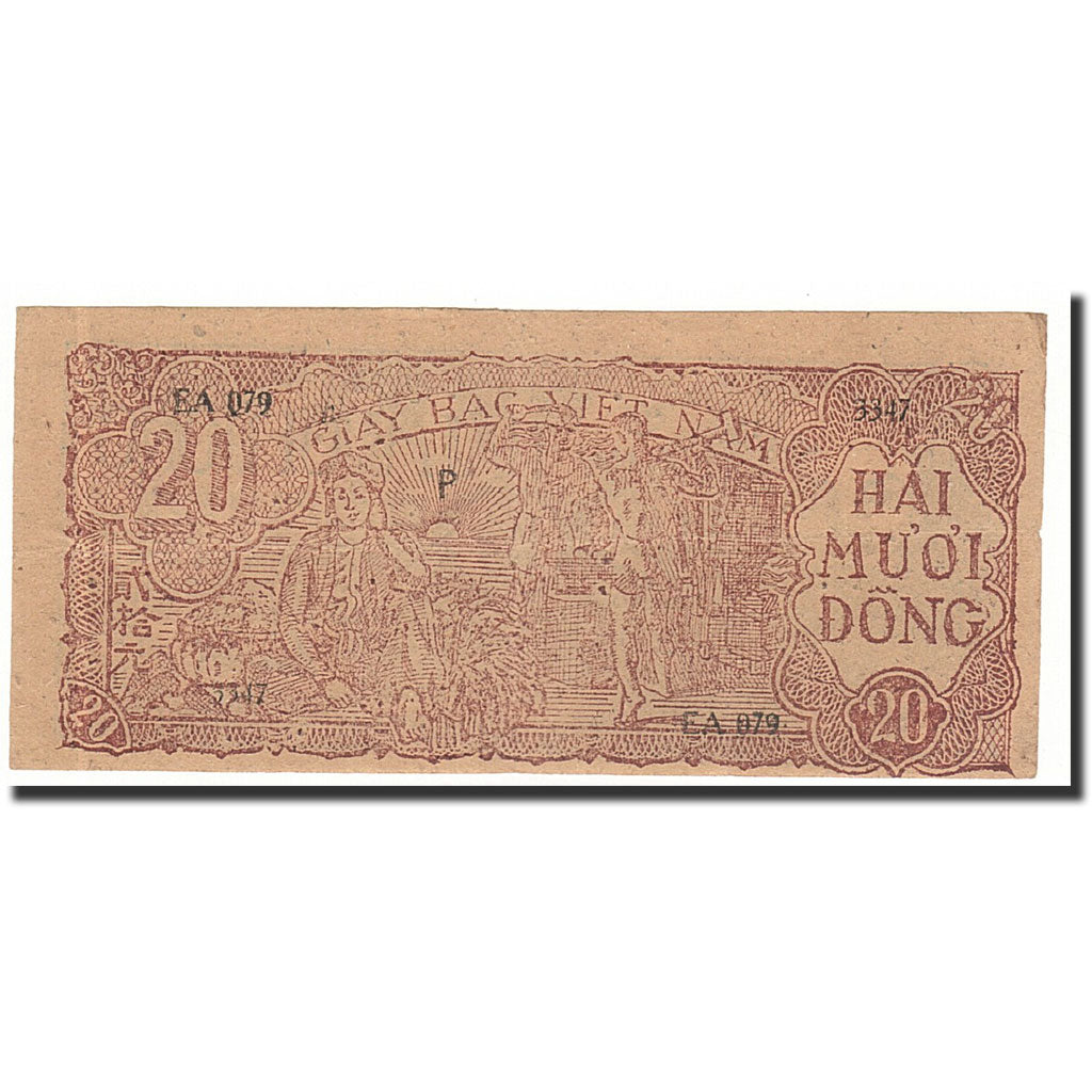 Banconote, Vietnam, 20 D<ox>ng, 1948, KM:25b, BB
