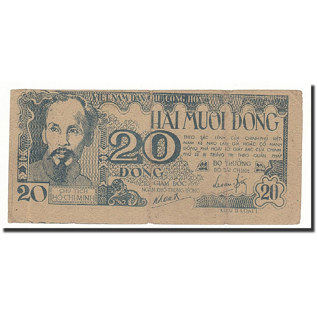 Vietnam, 20 D<ox>ng, 1948, KM:24a, B