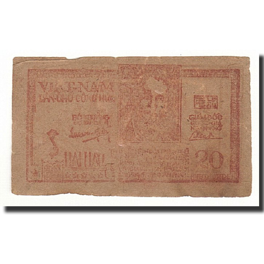 Vietnam, 20 Xu, 1948, KM:13b, B+