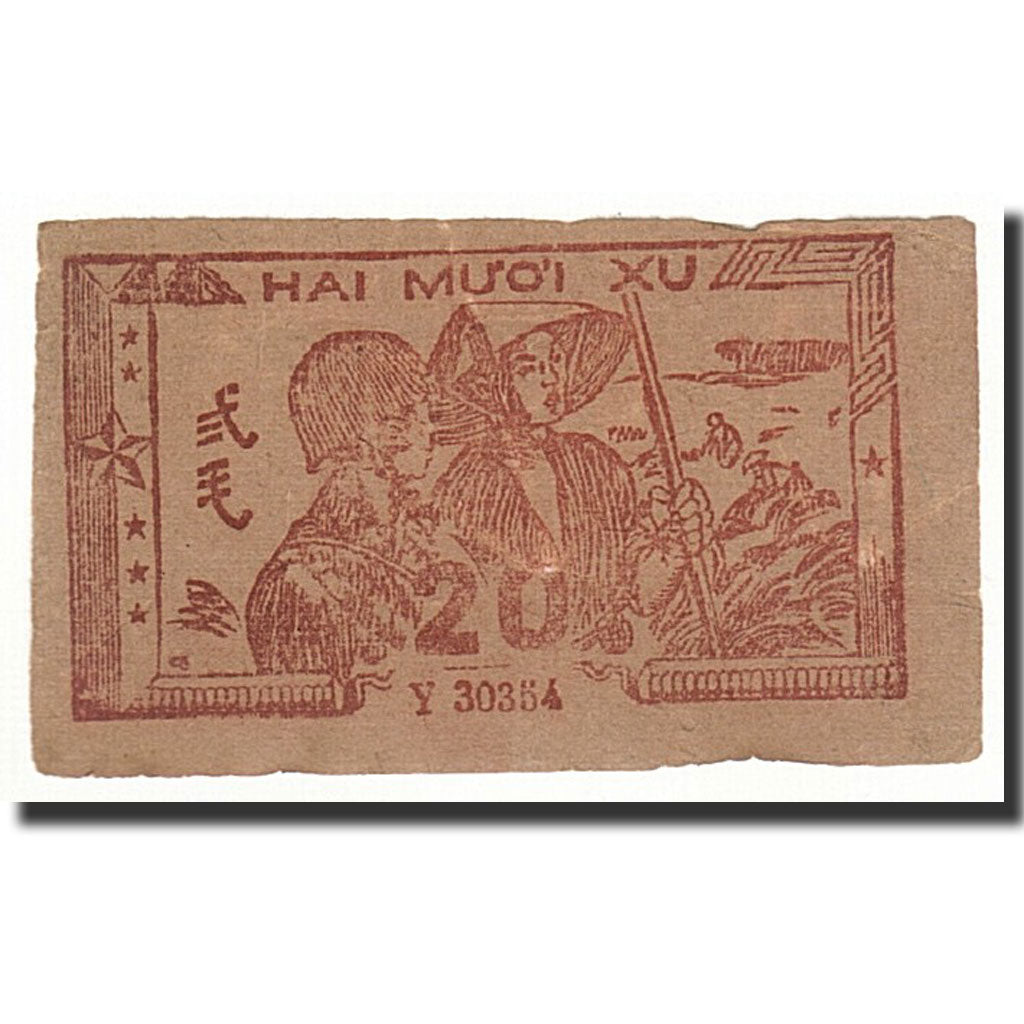 Vietnam, 20 Xu, 1948, KM:13b, B+