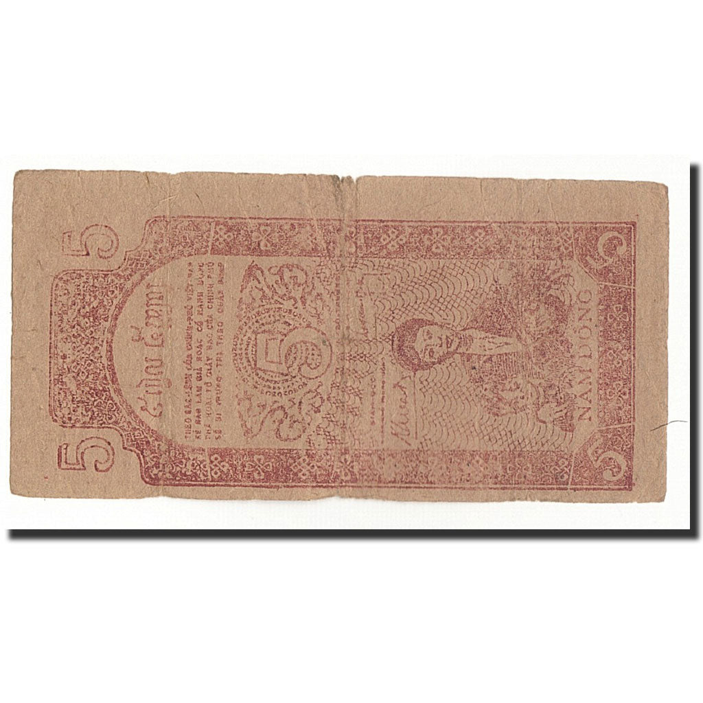 Vietnam, 5 D<ox>ng, 1946, KM:2b, B