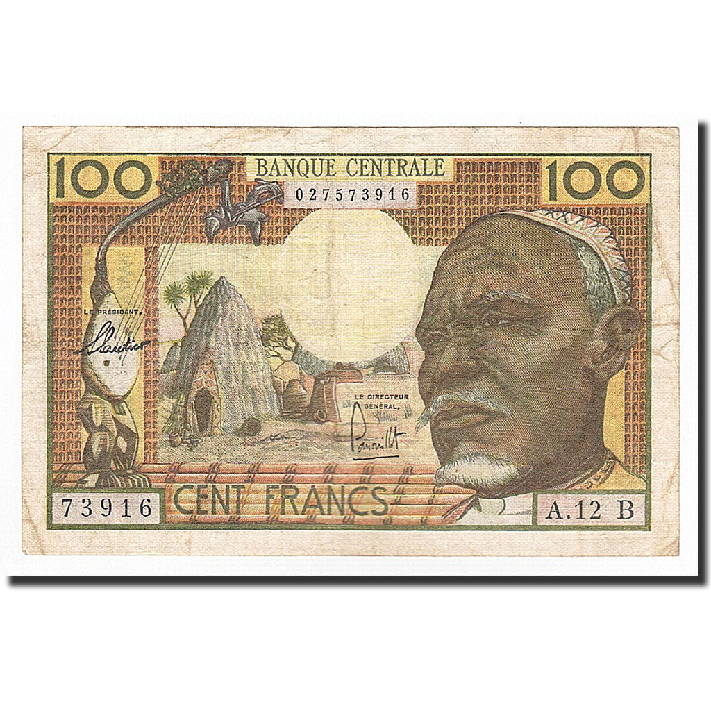 Stati dell’Africa equatoriale, 100 Francs, 1963, KM:3b, MB