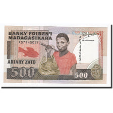 Madagascar, 500 Francs = 100 Ariary, 1993, KM:71b, UNC(65-70)