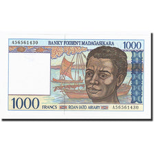 Madagascar, 1000 Francs = 200 Ariary, 1994, KM:76a, UNC(65-70)