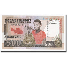 Biljet, Madagascar, 500 Francs = 100 Ariary, Undated (1988-93), KM:71a, NIEUW