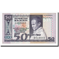 Banknote, Madagascar, 50 Francs = 10 Ariary, Undated (1974-75), KM:62a