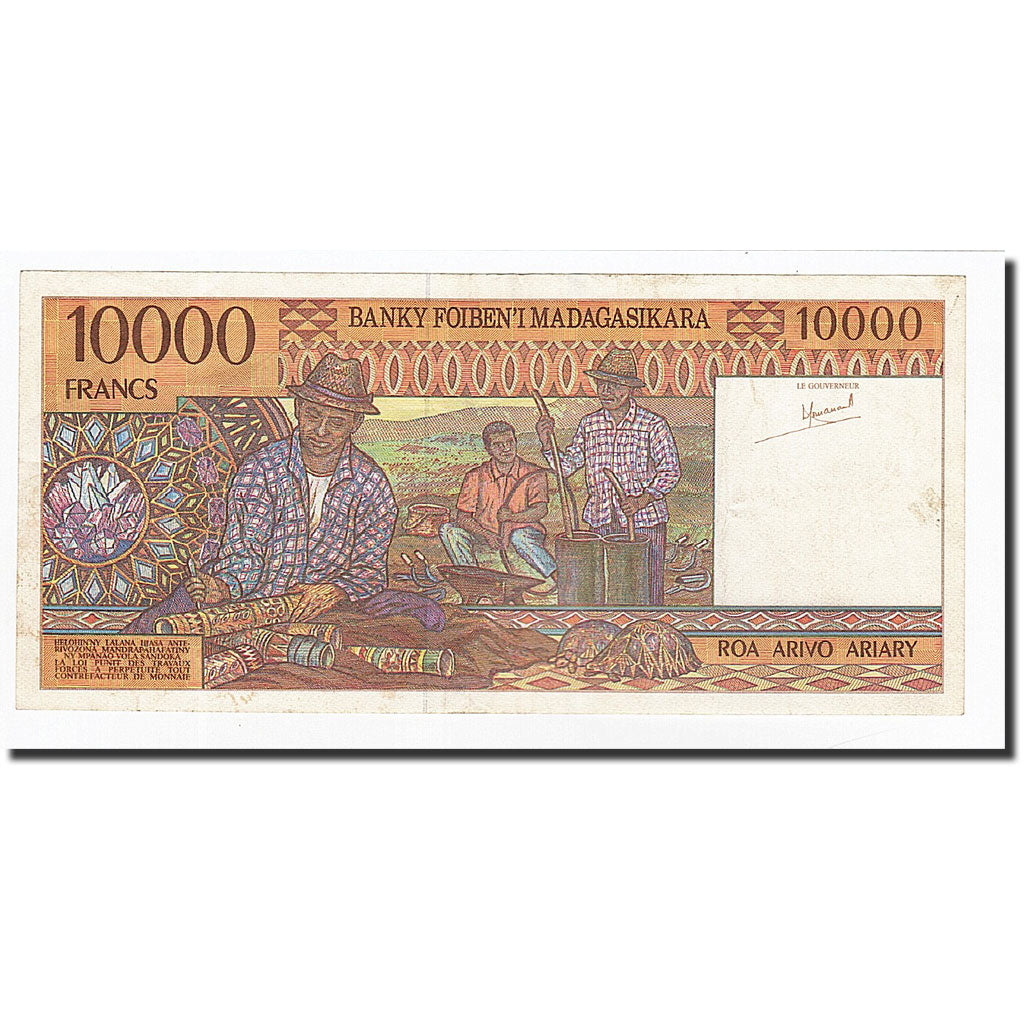 Madagascar, 10,000 Francs = 2000 Ariary, Undated (1995), KM:79a, BB+