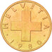 Switzerland, Rappen, 1980, Bern, MS(65-70), Bronze, KM:46