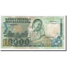 Madagascar, 10,000 Francs = 2000 Ariary, Undated (1983-87), KM:70a, EF(40-45)