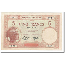 Banknote, New Caledonia, 5 Francs, Undated (1926), KM:36b, UNC(63)