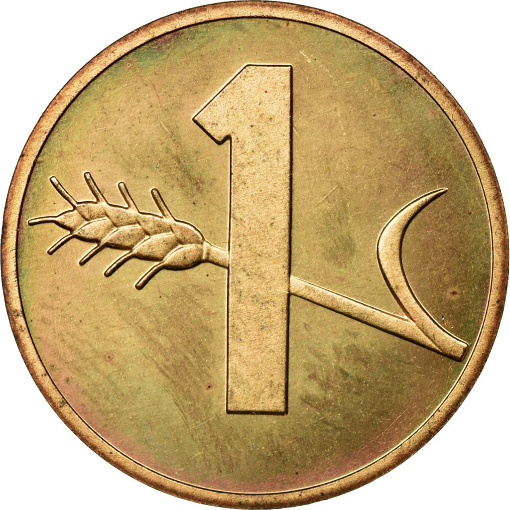 Coin, Switzerland, Rappen, 1979, Bern, MS(65-70), Bronze, KM:46