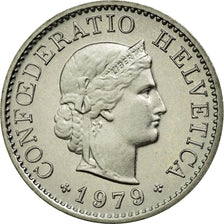 Coin, Switzerland, 5 Rappen, 1979, Bern, MS(65-70), Copper-nickel, KM:26