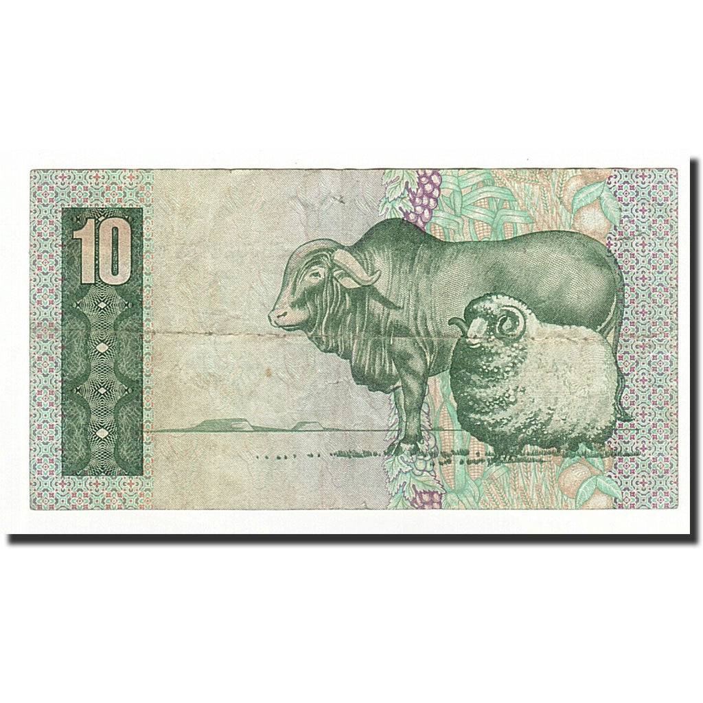 Afrique du Sud, 10 Rand, 1982-1985, KM:120c, TB