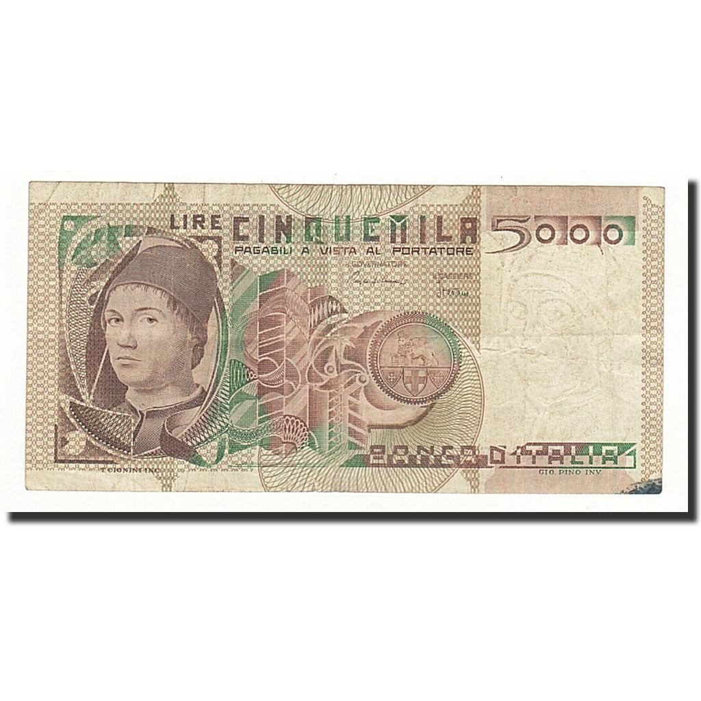 Italien, 5000 Lire, 1979-1983, KM:105b, S