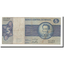 Brazil, 5 Cruzeiros, 1973, KM:192b, VF(20-25)