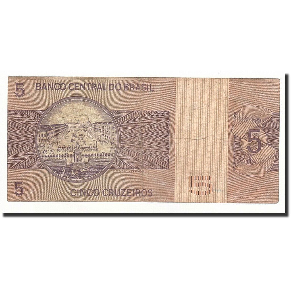 Brazil, 5 Cruzeiros, 1973, KM:192b, VF(20-25)