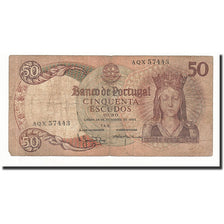 Portugal, 50 Escudos, 1964-02-28, KM:168, VG(8-10)