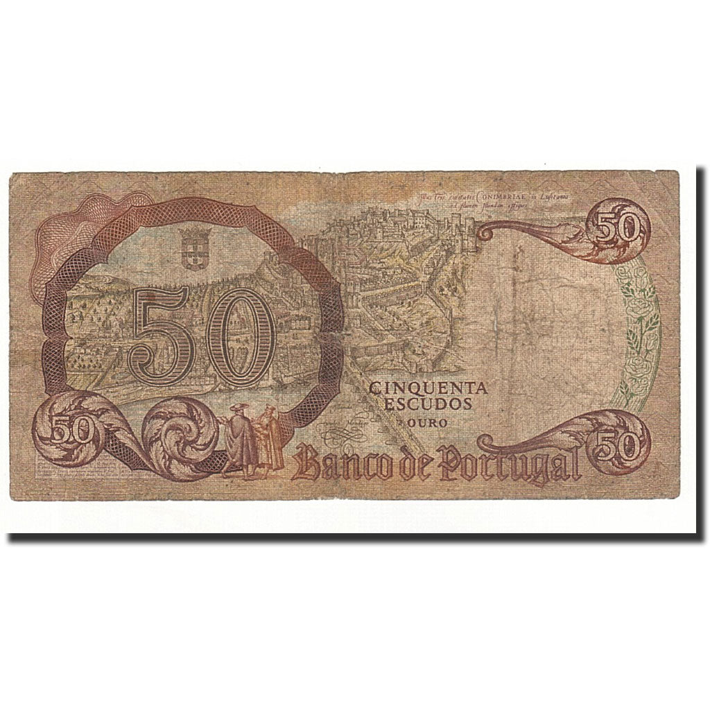 Billet, Portugal, 50 Escudos, 1964-02-28, KM:168, B