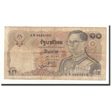 Banknote, Thailand, 10 Baht, 1980, KM:87, VG(8-10)