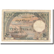 Territoro francese dell’Afars e Issas, 500 Francs, Undated (1973), KM:31, B