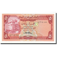 Banconote, Repubblica Araba dello Yemen, 5 Rials, 1983, KM:17b, FDS