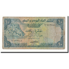Billet, Yemen Arab Republic, 10 Rials, 1981, KM:18a, B+