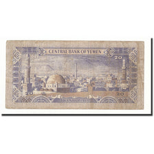 Banknote, Yemen Arab Republic, 20 Rials, 1983, KM:19a, VF(20-25)