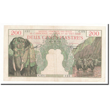 Banknote, FRENCH INDO-CHINA, 200 Piastres = 200 Dong, Undated (1953), KM:109