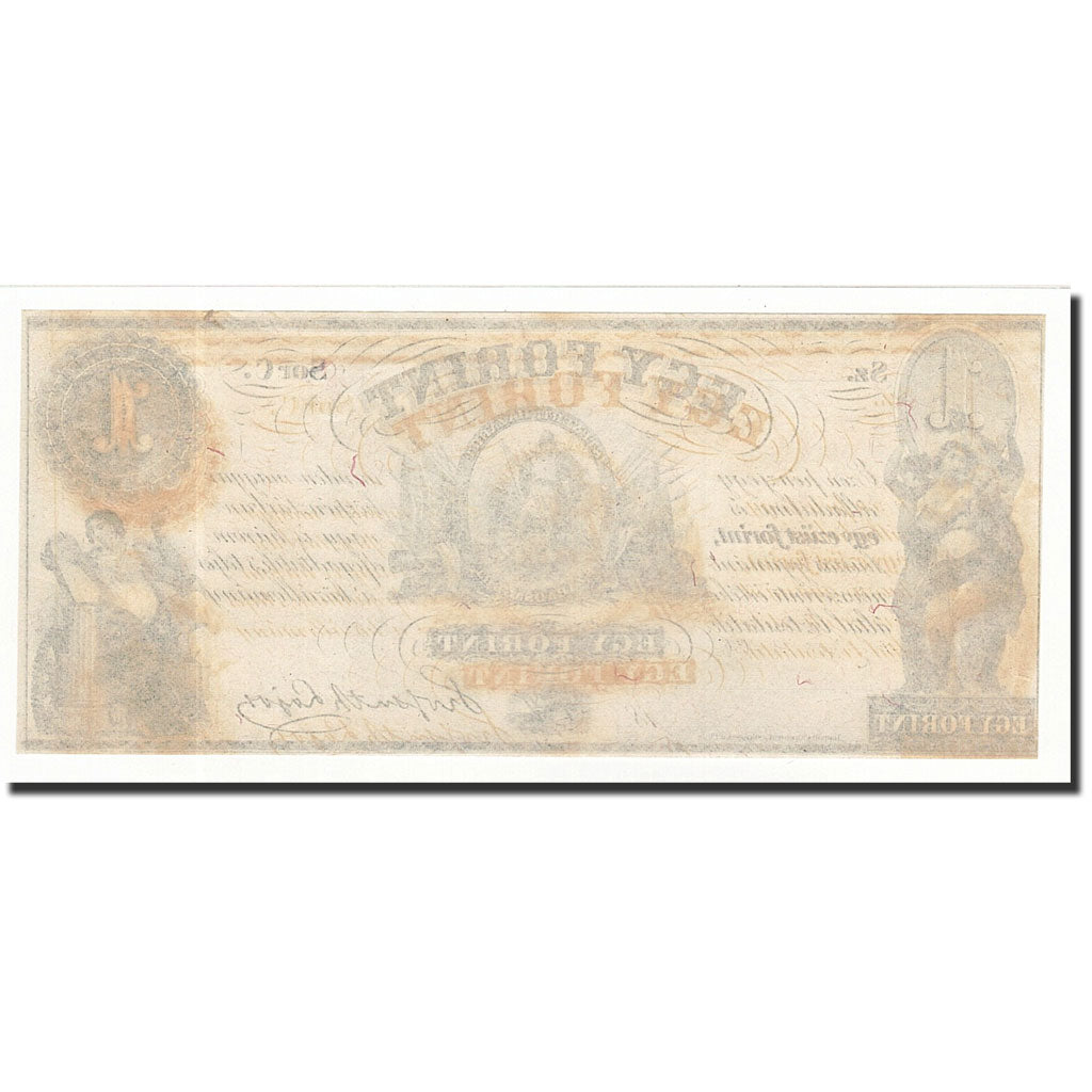 Banconote, Ungheria, 1 Forint, 1852, KM:S141r2, BB+