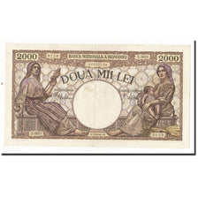 Romania, 2000 Lei, 1941-11-18 / 1944-10-10, KM:53a, BB+