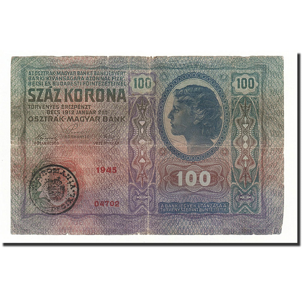 Austria, 100 Kronen, KM:12, 1912-01-02, MB