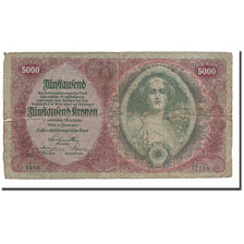 Austria, 5000 Kronen, 1922-01-02, KM:79, VG(8-10)