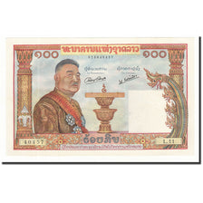 Banconote, Laos, 100 Kip, UNDATED 1957, KM:6a, FDS