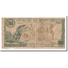 Vietnam, 100 D<ox>ng, Undated (1946), KM:8a, B+