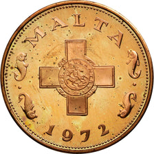 Moneta, Malta, Cent, 1972, British Royal Mint, SPL, Bronzo, KM:8