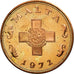Moneta, Malta, Cent, 1972, British Royal Mint, SPL, Bronzo, KM:8