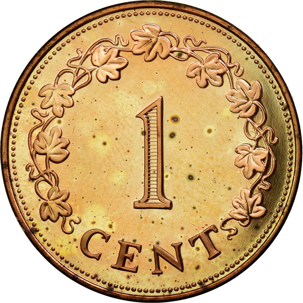 Moneta, Malta, Cent, 1972, British Royal Mint, SPL, Bronzo, KM:8