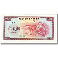 Kambodscha, 10 Riels, 1975, KM:22a, UNZ
