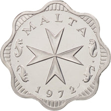 Malta, 2 Mils, 1972, FDC, Alluminio, KM:5