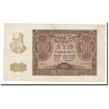 Poland, 100 Zlotych, KM:97, 1940-03-01, AU(50-53)