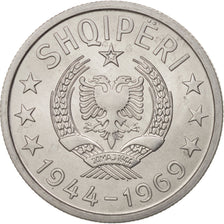 Albania, Lek, 1969, MS(65-70), Aluminum, KM:48