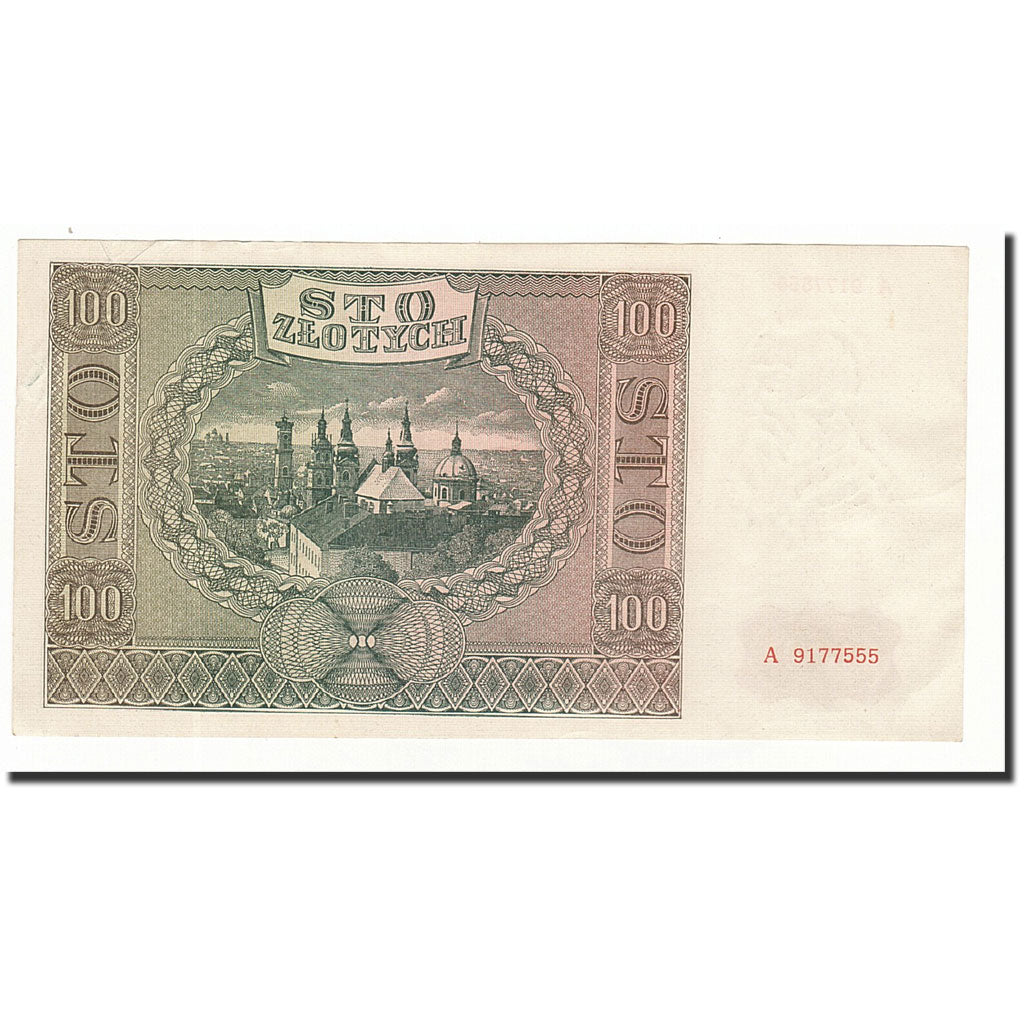 Polen, 100 Zlotych, 1941-08-01, KM:103, UNZ-