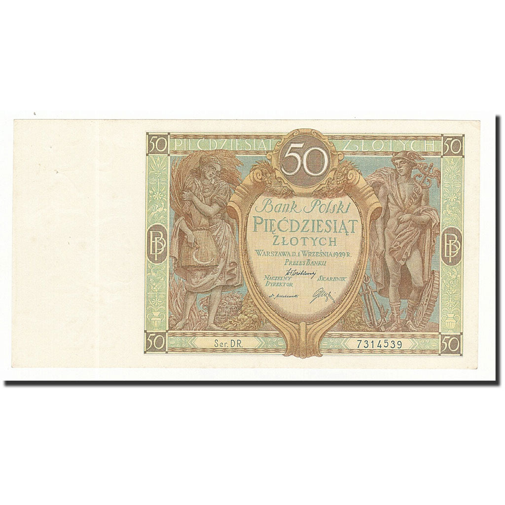 Polen, 50 Zlotych, 1929-09-01, KM:71, UNZ