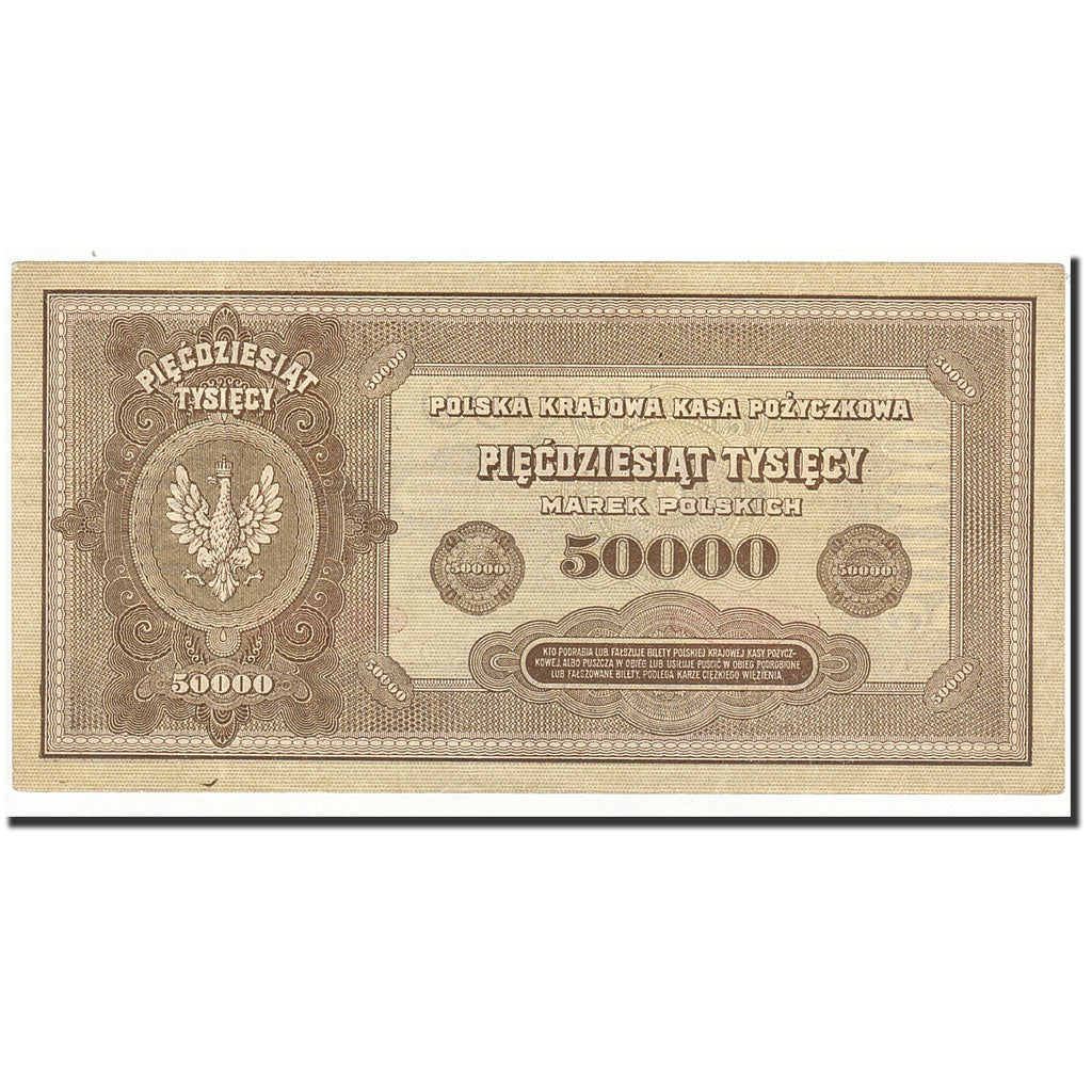 Banconote, Polonia, 50,000 Marek, KM:33, 1922-10-10, SPL-