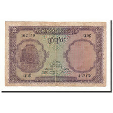 Banconote, Cambogia, 5 Riels, Undated (1955), KM:2a, MB