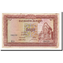 Kambodscha, 10 Riels, Undated (1955), KM:3a, S