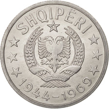 Albania, 50 Qindarka, 1969, MS(65-70), Aluminum, KM:47