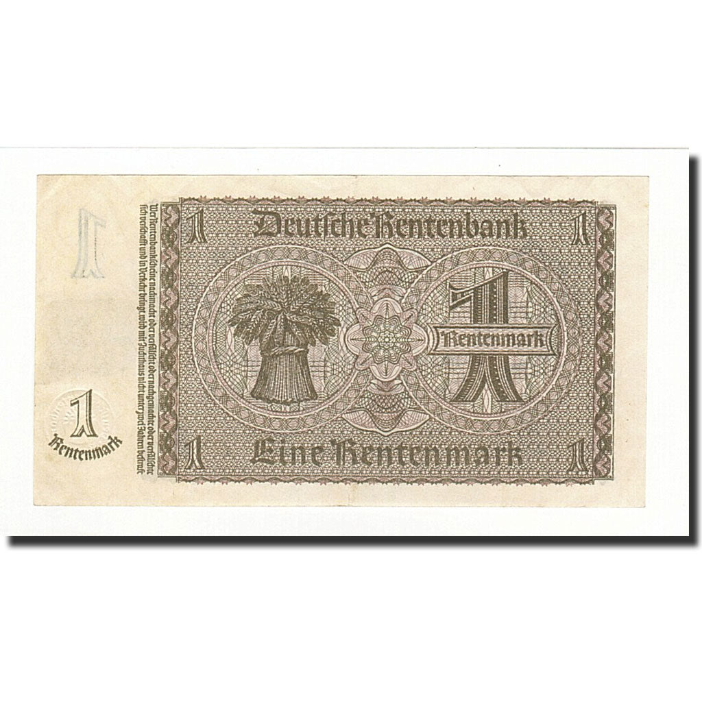 Germany - Democratic Republic, 1 Rentenmark, 1948, AU(50-53)