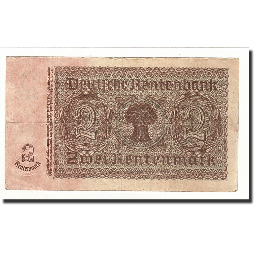 Germany - Democratic Republic, 2 Rentenmark, 1948, EF(40-45)